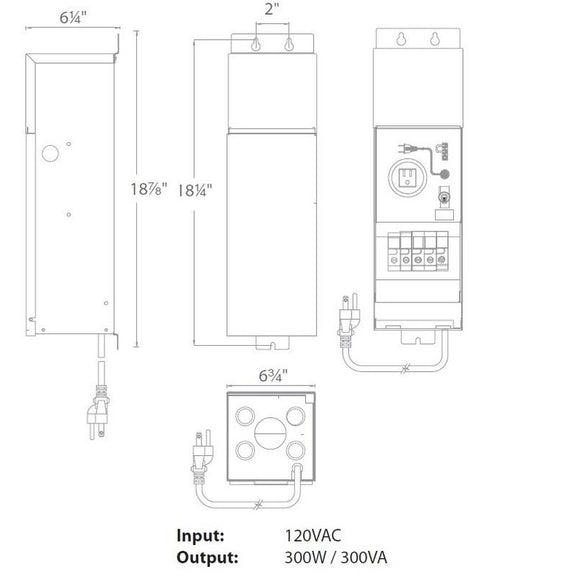 12V-15V Taps Magnetic Transformer