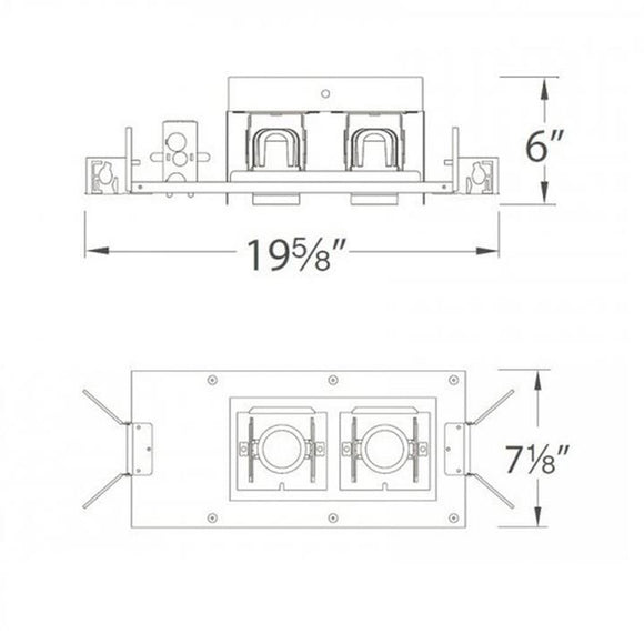 Precision Multiple Spots Two Light Housing