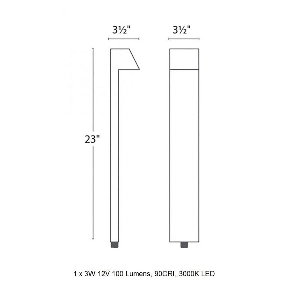12V Outdoor Quad Path Light