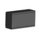 Rubix Rectangular Indoor / Outdoor Wall Light  option Black