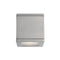 Rubix Square Indoor / Outdoor Wall Light  option Brushed Aluminum