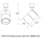 Summit LED202 Track Head