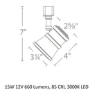 Summit LED208 Track Head