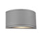 Tube Flush Indoor / Outdoor Wall Light  option Graphite