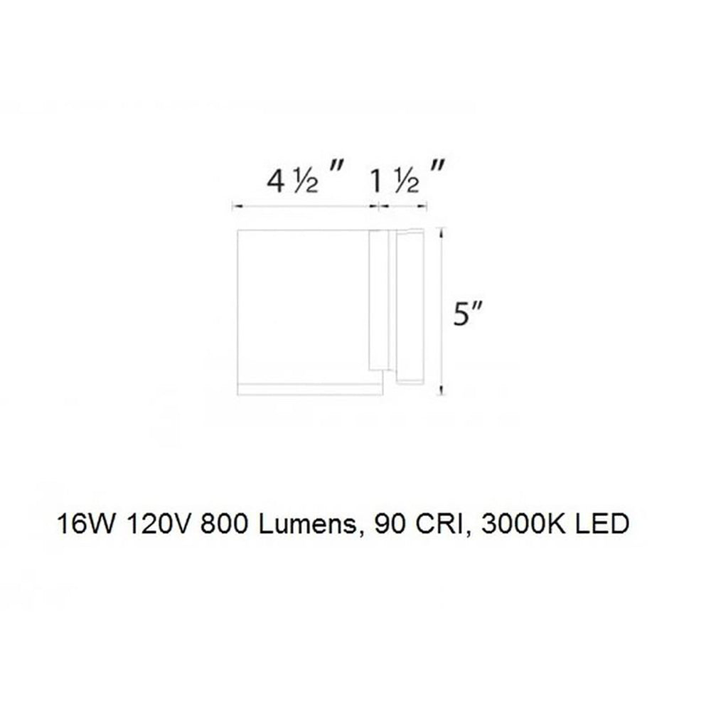 Tube Indoor / Outdoor Wall Light
