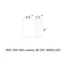Tube Indoor / Outdoor Wall Light