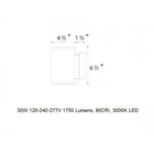 Tube Indoor / Outdoor Wall Light