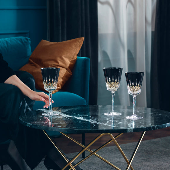 Lismore Black Martini Glasses (Set of 2)