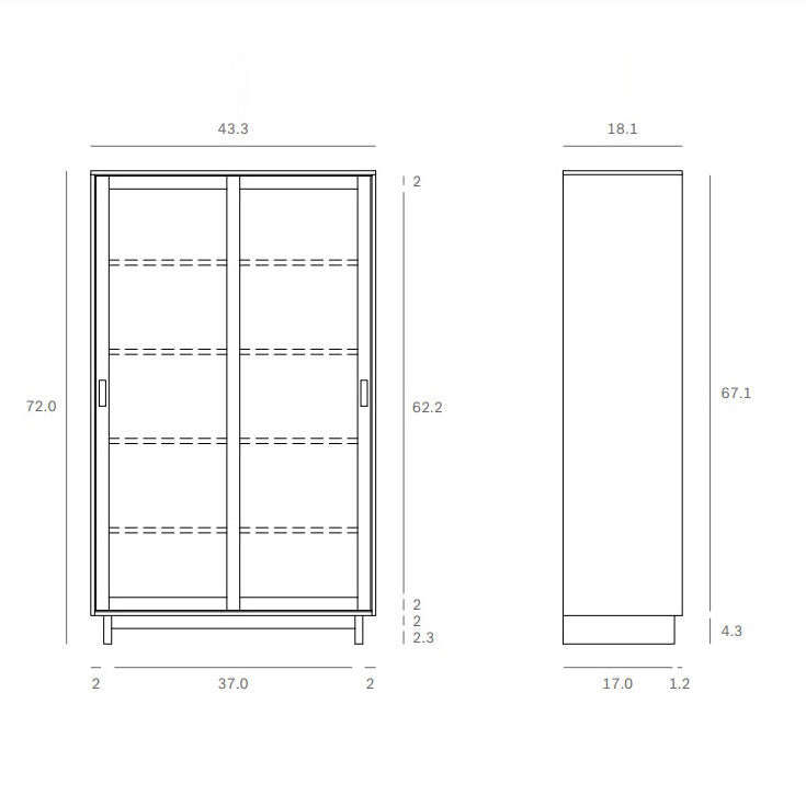 Wave Storage Cupboard