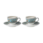 Florentine Turquoise Teacups & Saucers (Set of 2)