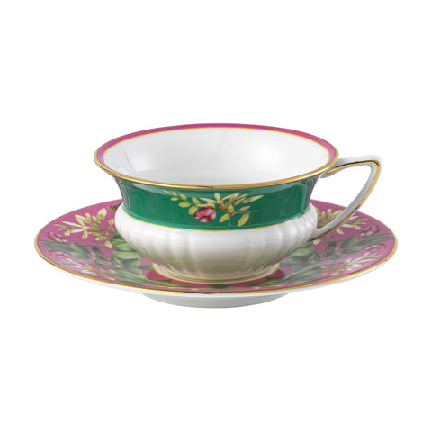 Wonderlust Pink Lotus Teacup & Saucer