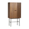 Array Highboard Cabinet  option Walnut
