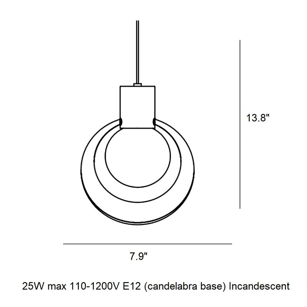 Lunar Pendant Light