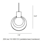 Lunar Pendant Light