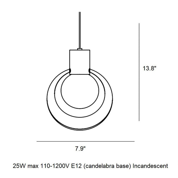 Lunar Pendant Light