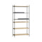Tray High Shelf  option Oak (4 wide) / Black (2 short)