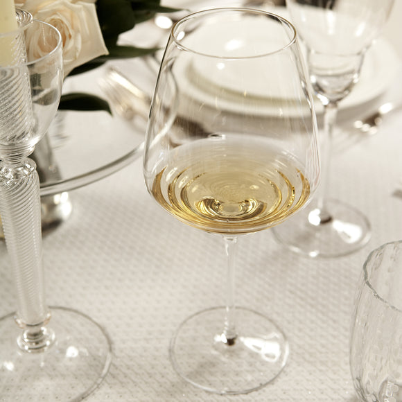 Calice Vino Personalizzato 'SUPER PENSIONATO' - Gambo Piegato, Vetro 440ml, Idea Regalo Divertente