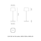 Ofelia Portable Table Lamp