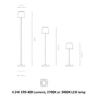 Poldina L Adjustable Floor Lamp