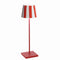 Poldina Lido Outdoor Table Lamp  option Red / Red Stripes