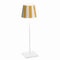 Poldina Lido Outdoor Table Lamp  option White / Yellow Stripes