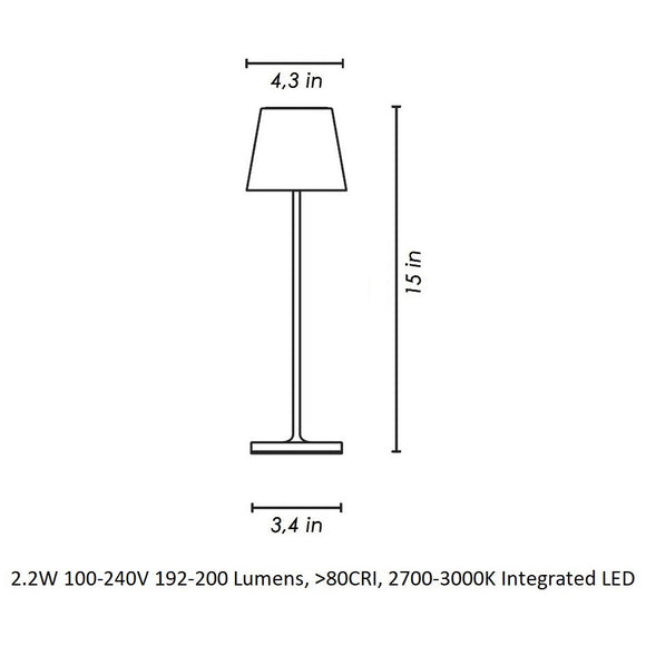 Poldina Lido Outdoor Table Lamp