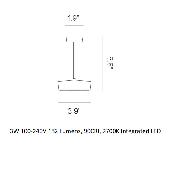 Swap Mini Portable Table Lamp